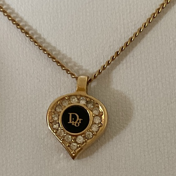 Christian Dior Vintage Logo Necklace - Picture 1 of 5